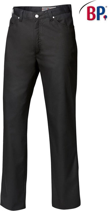 Bp 1669-686-32 herenjeans werkbroek zorgbroek - zwart - 50n