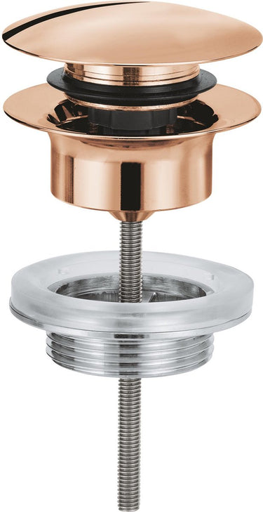 Grohe afvoergarnituur - push-open - warm sunset (brons)