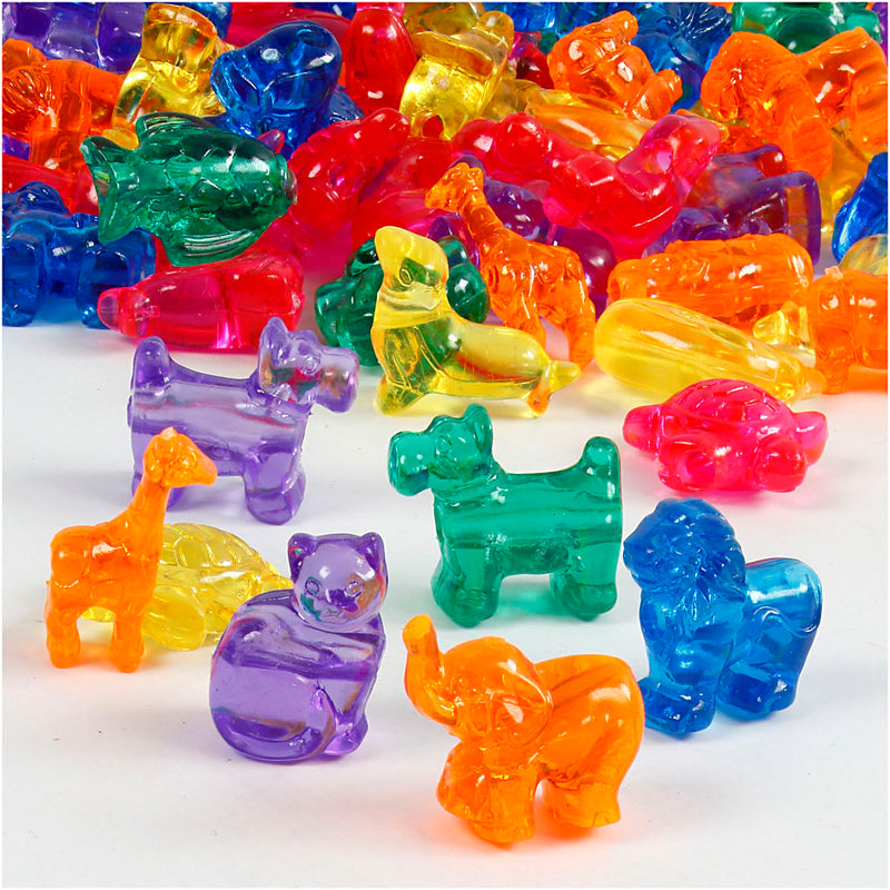 Afbeelding laden in galerijviewer, Https: www.cchobby.nl figuurkralen-afm-25-mm-gatgrootte-4-mm-ca-220-stuk-diverse-kleuren-700-ml-1-doosje
