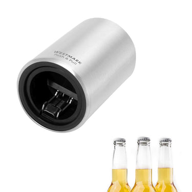 Westmark flesopener push pull kunststof aluminium 53x53x80mm