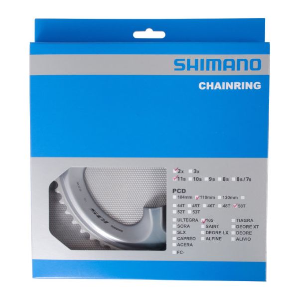 Load image into Gallery viewer, Shimano kettingblad 50t 105 fc-r7000 - zilver
