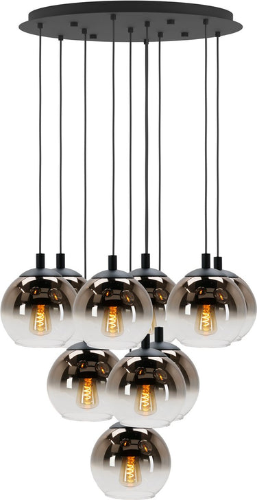 Eglo ariscani 1 hanglamp - e27 - ø 65.5 cm - zwart koper