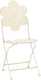 Mica decorations fleuri bistrostoel - h93 x ø41 cm - ijzer - beige