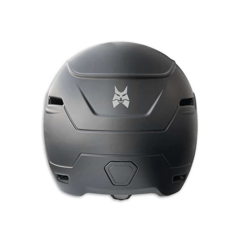 Load image into Gallery viewer, VisGoud Pro fietshelm zwart maat 55-58 cm (S M)
