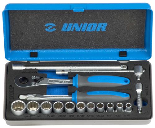 Unior doppenset 12k 1 4 188bi12p16inch