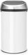 Brabantia touch bin prullenbak - 60 liter - white matt steel fingerprint proof deksel