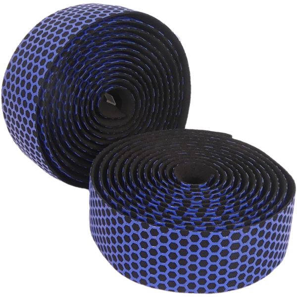 Load image into Gallery viewer, Edge stuurlint silicon anti-slip - blauw (2 stuks in een doos)
