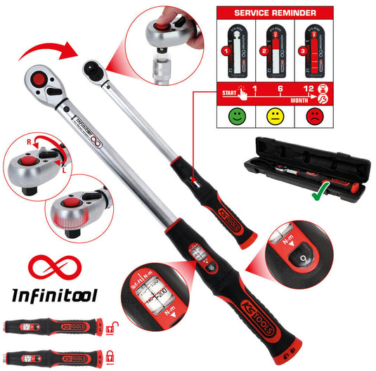 Ks tools momentsleutel infinitool torque wrench 1 2 ks-tools 60-320nm