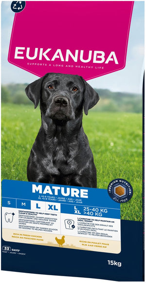 Eukanuba mature large breed kip - hondenbrokken - 15 kg