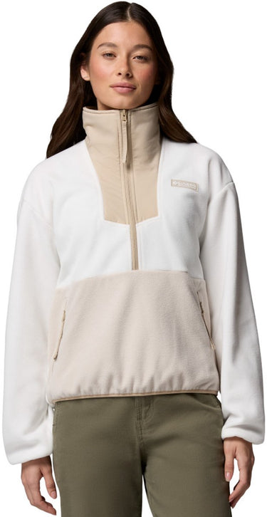 Columbia sequoia grove™ 1 2 zip fleece dames outdoortrui - sea salt, dark stone, ancient fossil