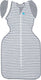 Love to dream ™ babyslaapzak swaddle up™ - inbakeren afbouwen - baby 6-9 maanden - 8.5-11 kg - all season - 1.0 tog - grijs