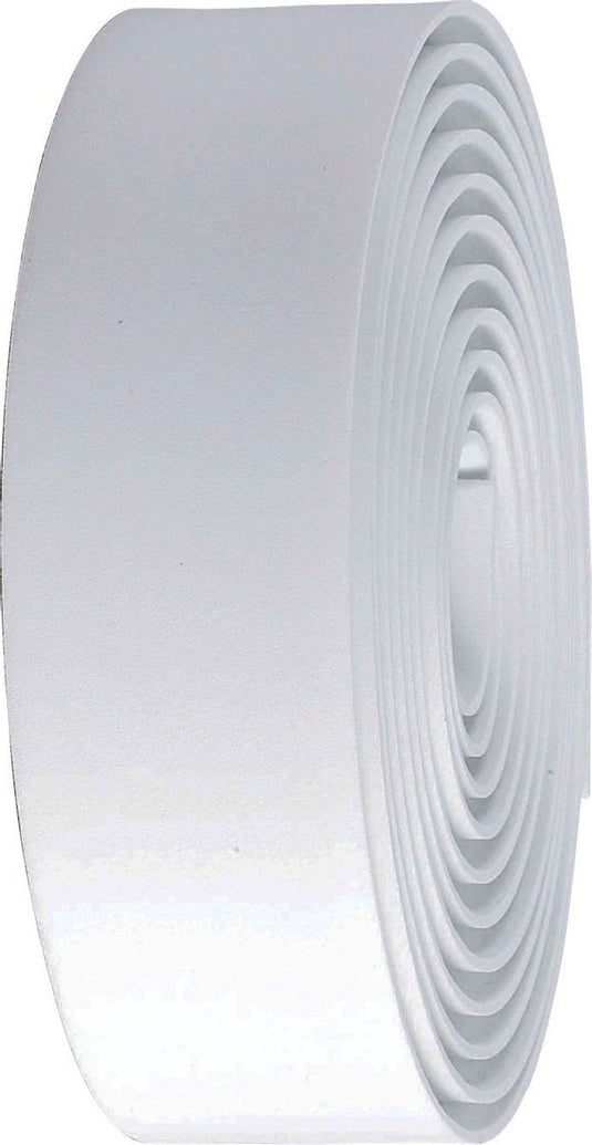 Bbb cycling stuurtlint racefiets - antislip stretch materiaal - lengte: 200cm - dikte: 3.5mm - inclusief stuurdoppen - wit - raceribbon gel bht-05
