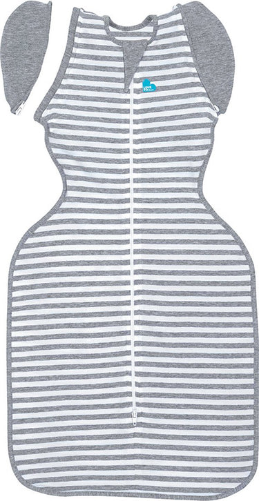 Love to dream ™ babyslaapzak swaddle up™ - inbakeren afbouwen - baby 3-6 maanden - 6 - 8,5 kg - all season - grijs