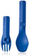 Human gear - gobites duo click - herbruikbaar - lichtgewicht - bestek - blue - campingbestek