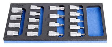 Unior inlay dopsleutel-schroevendraaierset 964 16sos