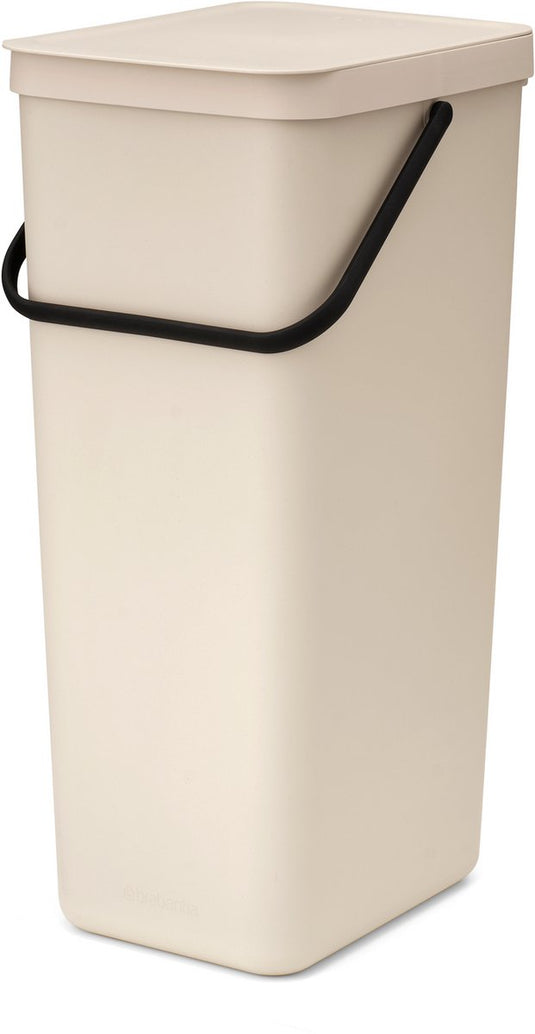 Brabantia sort go prullenbak - 40 l - soft beige