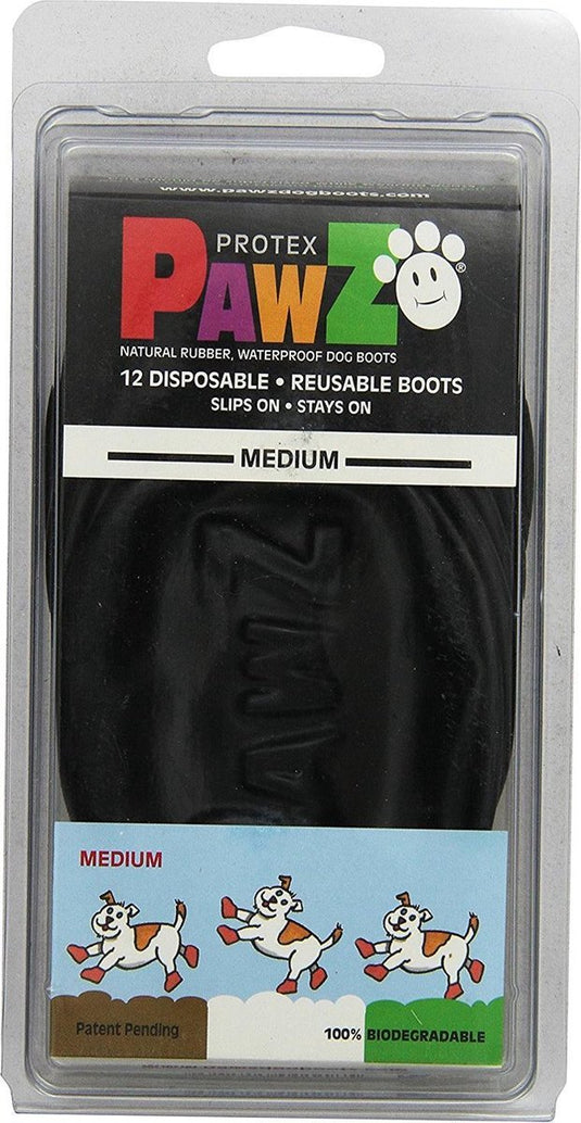 Pawz hondenschoenen - medium zwart