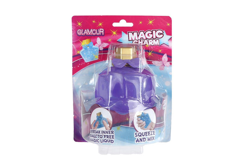 Load image into Gallery viewer, Glamour squeezy parfumfles met charms 2 assorti
