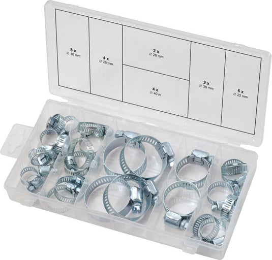 Ks tools assortiment slangklemmen hose clamps-sort. .