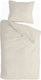 Walra dekbedovertrek yarrow elegance - 140x220 - 100% katoen (bci) - zand