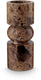 Vtwonen kandelaar - kaarsenhouder van marmer - bruin - 8x20cm