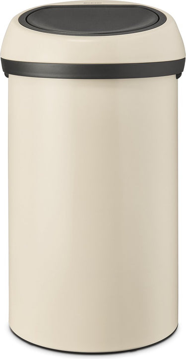 Brabantia touch bin prullenbak - 60 liter - soft beige