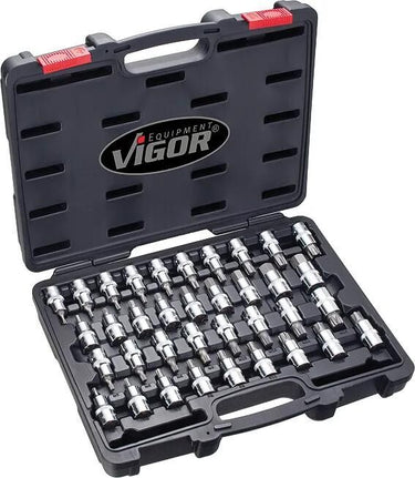 Vigor steckschlüsselsatz screwdriver set-s. v2496