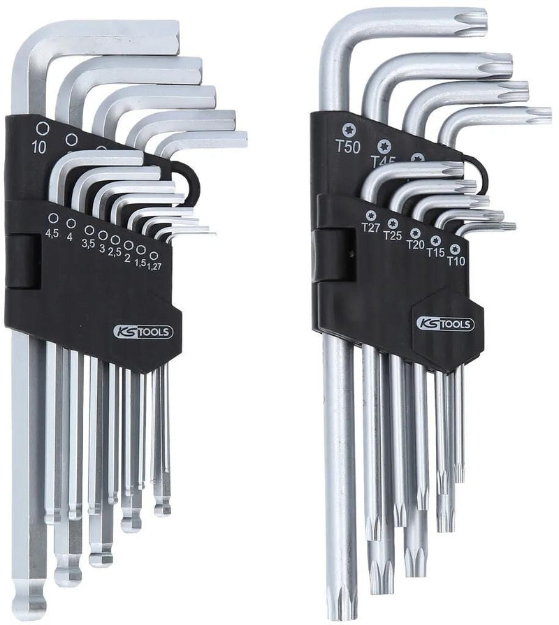Load image into Gallery viewer, Ks tools winkelstiftschlüsselsatz offset wrench set 22tlg.
