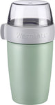 Westmark mueslibeker lunchpot, met 2 lekvrije compartimenten: 200 ml + 500 ml, kunststof, natuurlijk bpa-vrij, muntgroen grijs helder, 5285226m