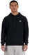 New balance sport essentials fleece hoodie heren trui - black