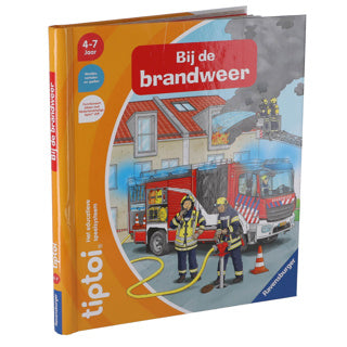Load image into Gallery viewer, Ravensburger tiptoi boek bij de brandweer
