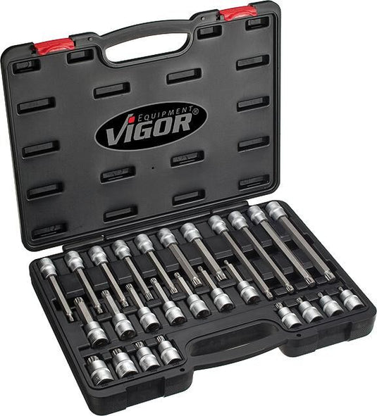 Vigor doppenset screwdriver insert sort. 26tlg. 1 2