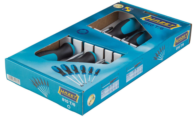 Load image into Gallery viewer, Hazet schroevendraaier set 810t 6 screwdriver set torx
