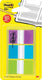 Post-it ® index standaard, draagbare set, paars, blauw, groen, 24 x 43.2 mm, 20 tabs kleur