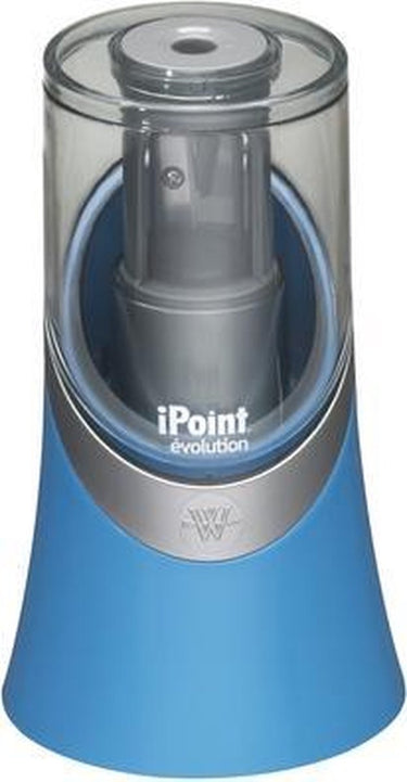 Westcott puntenslijper - ipoint evolution - elektrisch - exclusief batterijen - blauw - ac-e55033