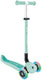 Globber meegroeistep - go up active lights mint - munt - lichtgevende wielen - met duwstang - in hoogte verstelbaar - vanaf 15 maanden tot 9 jaar