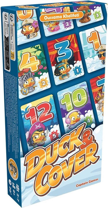Asmodee duck cover - kaartspel - 2 tot 7 spelers - 8+ jaar - familiespel - gezelschapsspel - snel, eenvoudig en hilarisch kaartspel