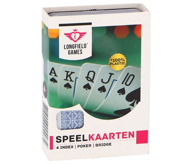 Longfield speelkaarten 100% plastic