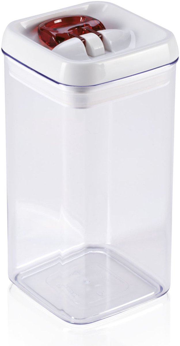 Load image into Gallery viewer, Leifheit fresh easy - voorraaddoos vierkant - 1,2 liter - wit
