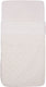 Jollein baby laken wieg - 75x100cm - slub - ivory