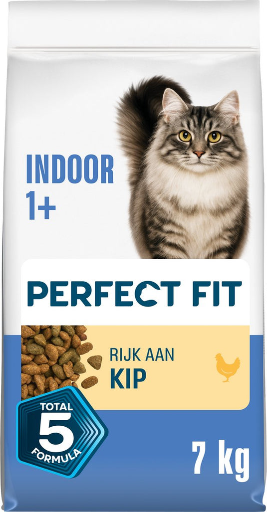 Perfect fit kattenbrokken - indoor adult - kip - 7kg