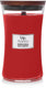Woodwick hourglass large geurkaars - crimson berries - 130 branduren
