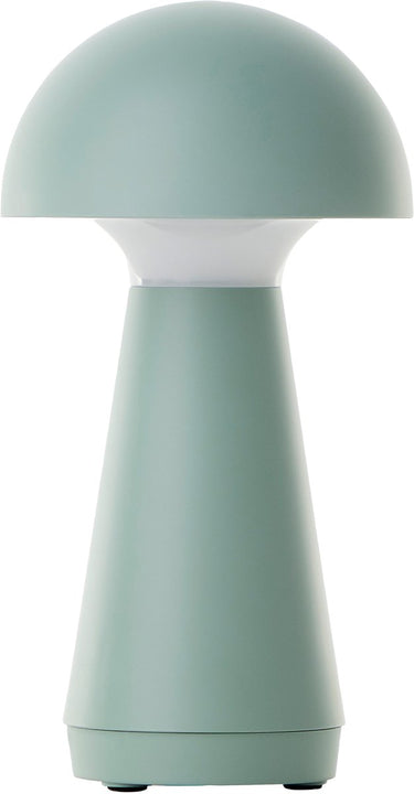 Brilliant navabi - buiten tafellamp - led 2w - ø 9.5 cm - 130 lm - 3000k - 3-steps dimbaar - usb oplaadbaar - ip44 - groen