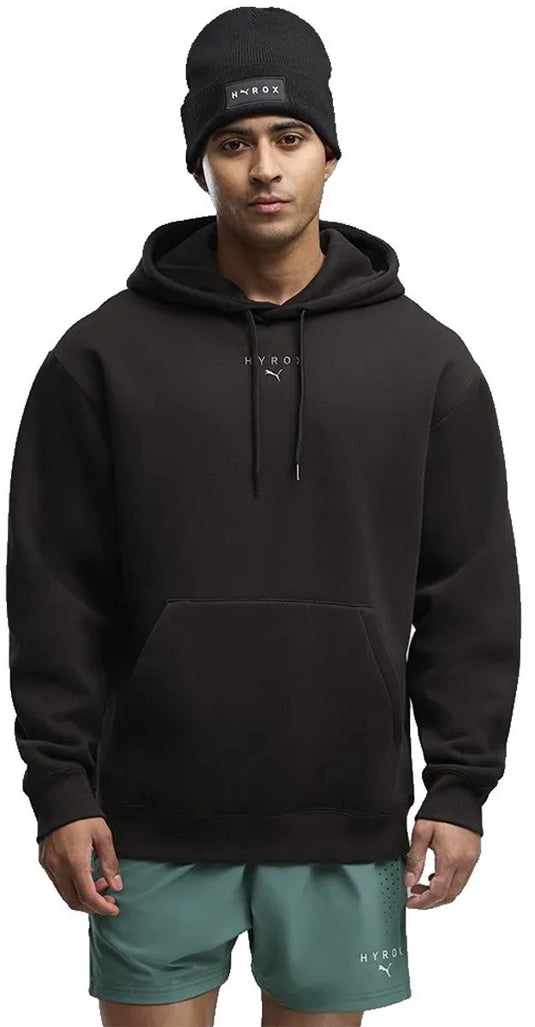 Puma x hyrox heavyweight hoodie zwart s man