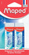 Maped office maped gum technic ultra classic | wit | blister van 2 stuks