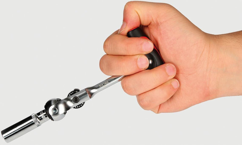 Load image into Gallery viewer, Ks tools omschakelbare ratel modifix mini articulated ratchet 1 4 .
