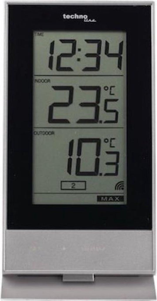 Technoline weerstation ws 9900 - 85x166x56 mm - wit - met 1 buitensensor - tl-ws9900