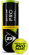 Dunlop pro padelbal - 3pet - geel