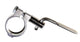 Gazelle zadelpenklem met fixatieschroef en hevel 35.0mm zilver
