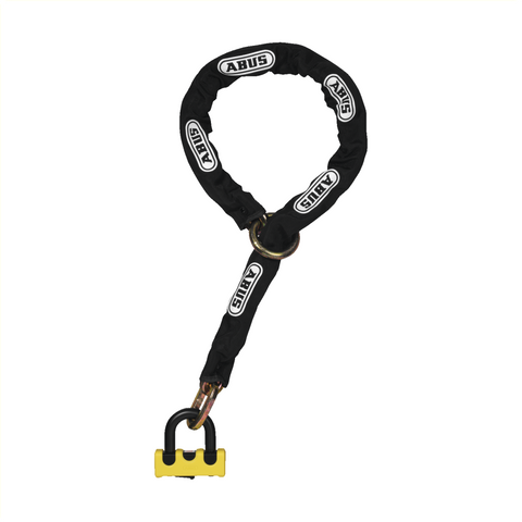 Abus chain lock combi 67/105HB50 yellow 12KS120 Black, 120cm length 12mm links. ART****